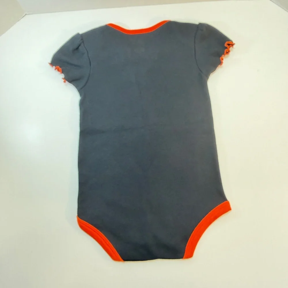 Baltimore Orioles MLB Team Athletics Bodysuit Baby Girls 18M Black One Piece